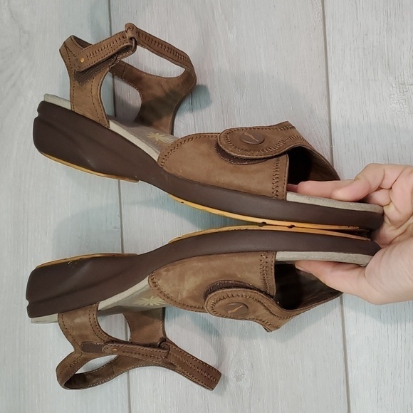 Dansko Women Iris Nubuck Comfort Leather Ankle Strap Sandals shoes sz 42/11.5-12 - Picture 10 of 14